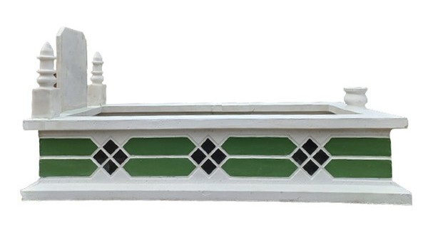 ZH2-Minareli Yeşil işlemeli Mozaik Mezar